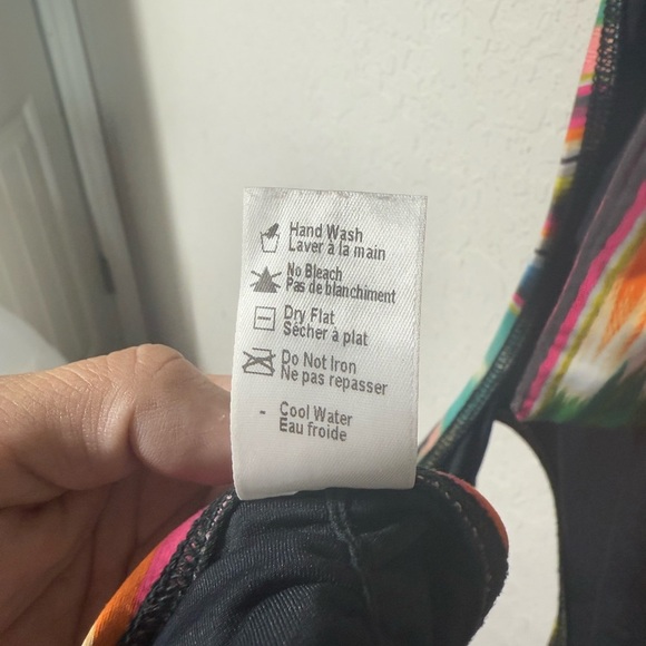 L Space Cozumel Free Love Bandeau Monokini One Piece Swimsuit Sz 8 - Picture 10 of 10